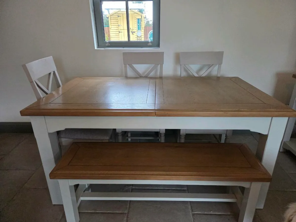 Table and Chairs &bench