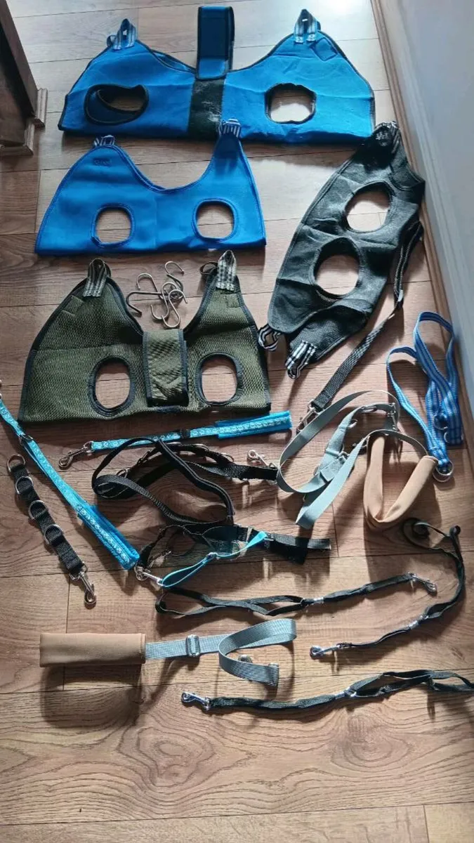 New dog grooming hammocks,belly straps etc