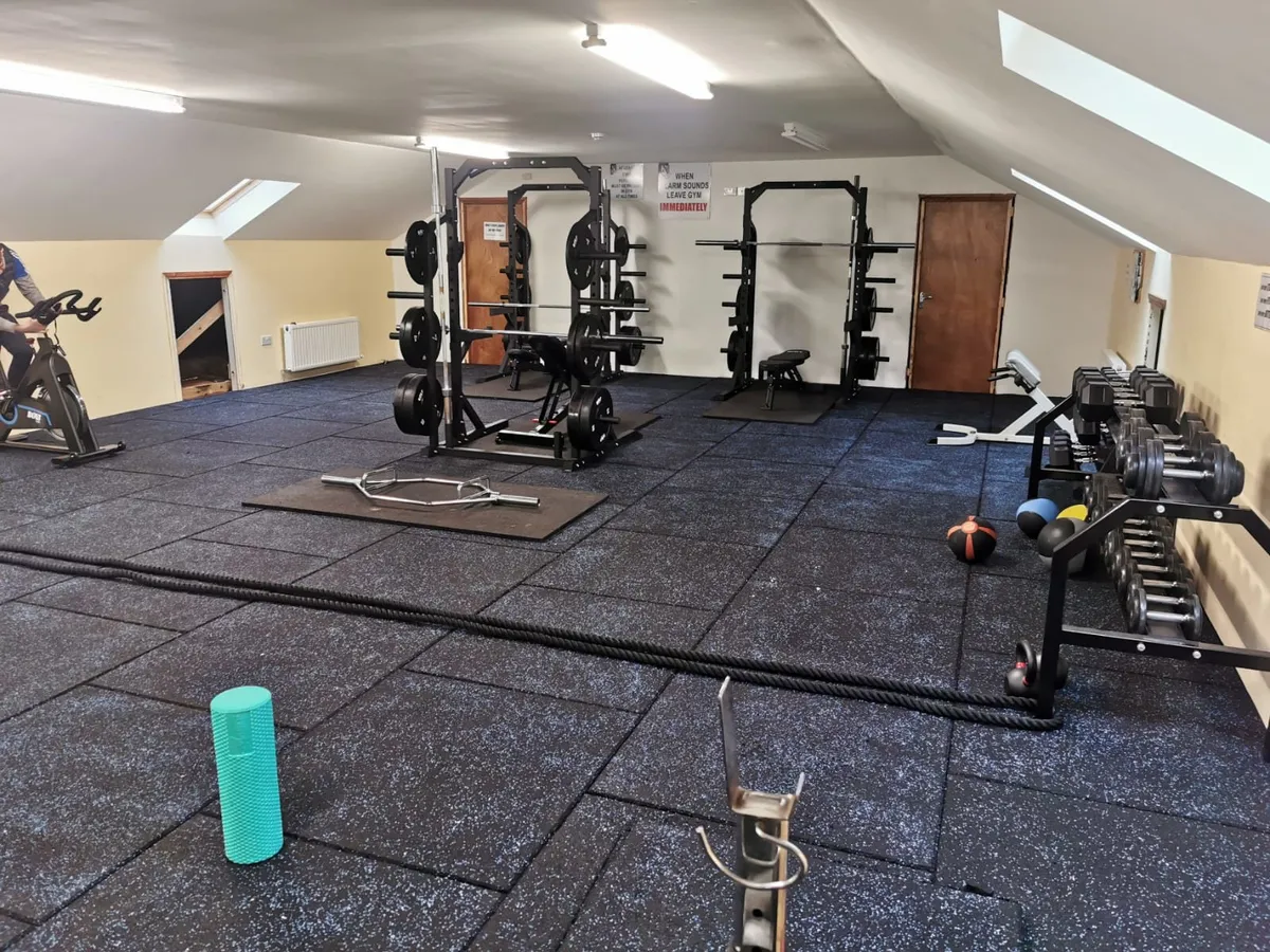 Gym rubber floor mats