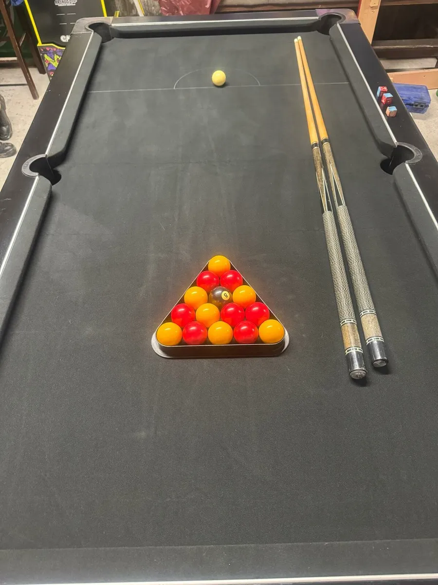 7 x 4 slate bed pool table