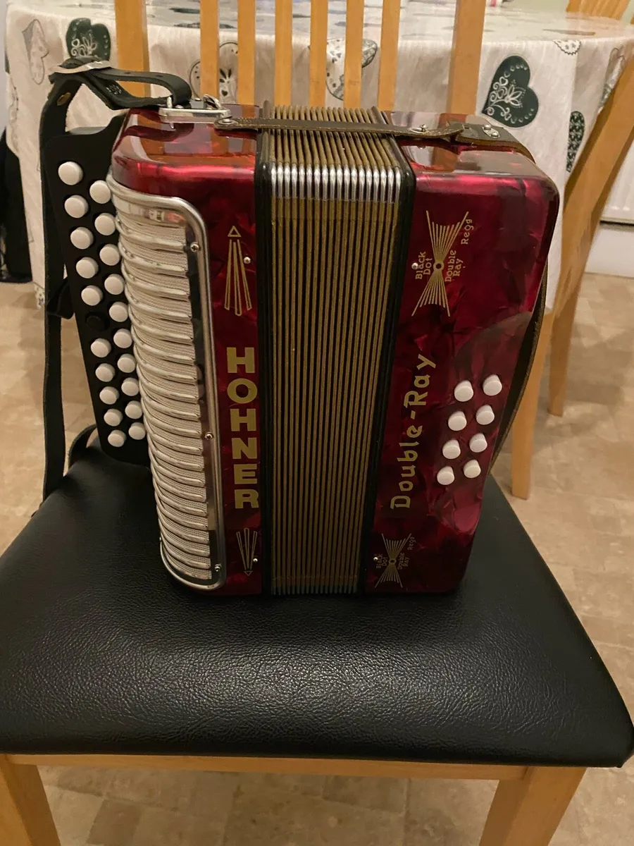 Hohner B/C Black Accordion